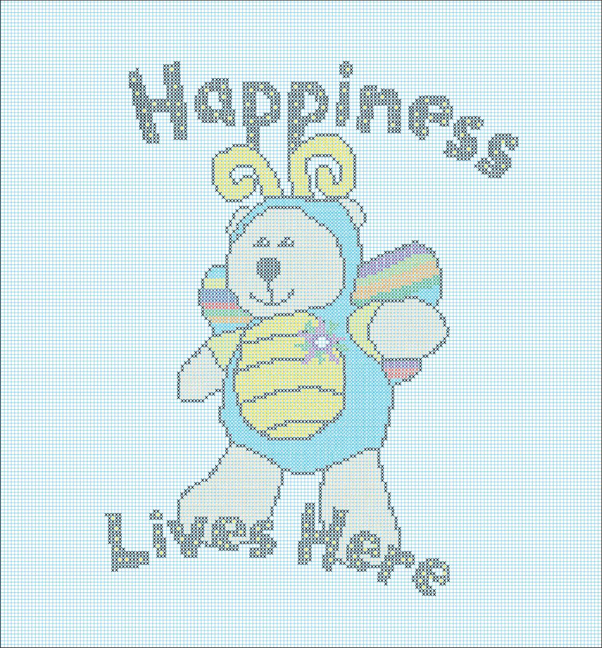 ButterflyBearCrossStitch80PercentGrid-01